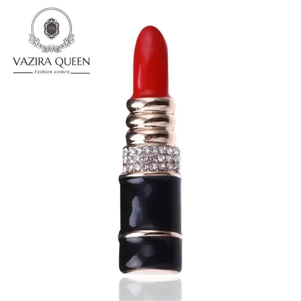 VQ Lipstick Brooch